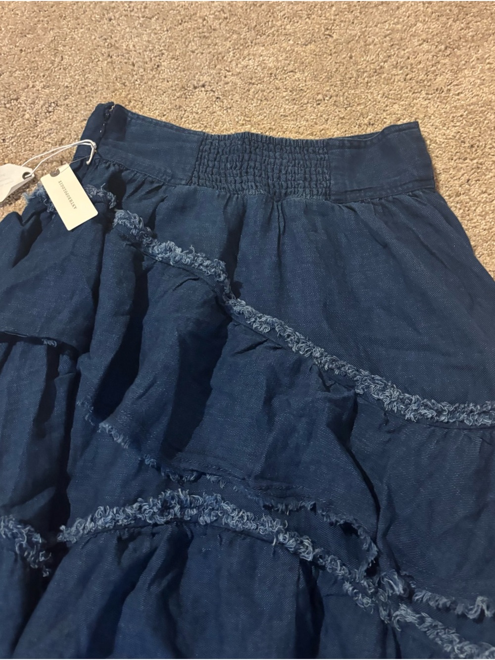 Pilcro Denim Tiered Ruffle Maxi Skirt - Picture 10 of 10